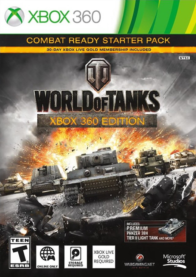 Игра  Xbox 360 World of Tanks