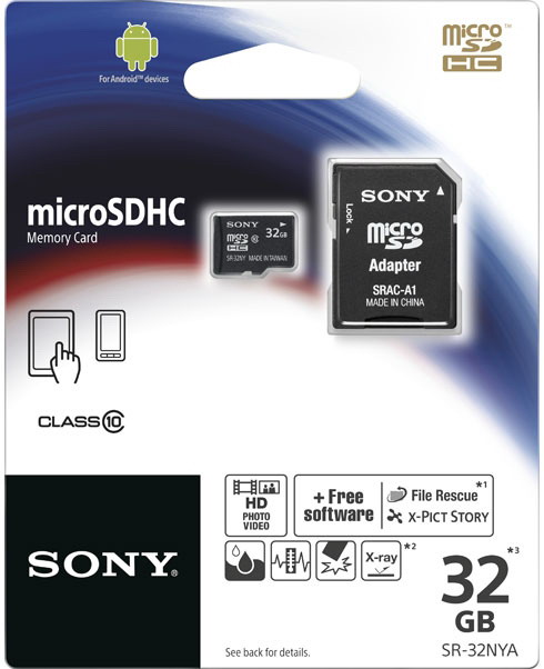 SD micro карта SONY SR32NYAT