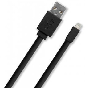 Кабель  USB - 8-pin для Apple 1,0 м черный