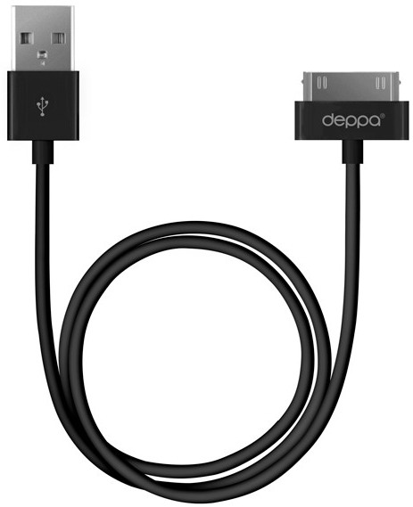 Кабель  USB - 30-pin для Apple 1,0 м черный
