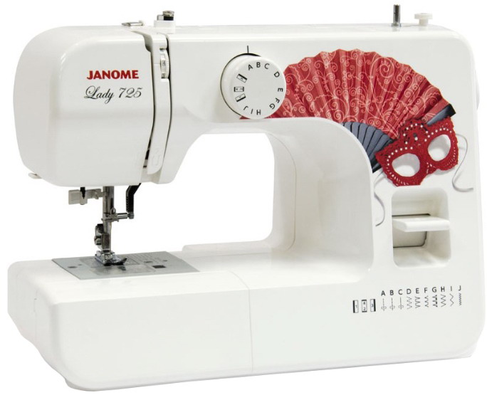Швейная машина JANOME Lady 725