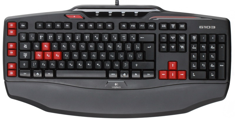 Клавиатура проводная LOGITECH G103 gaming