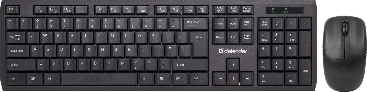 Клавиатура и мышь DEFENDER C-945 Nano