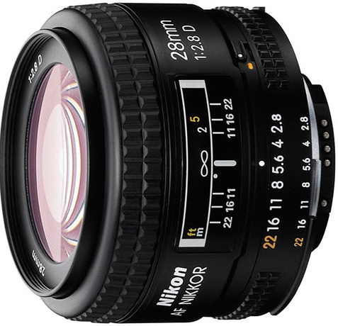 Фотообъектив NIKON Nikkor 28мм f/2.8