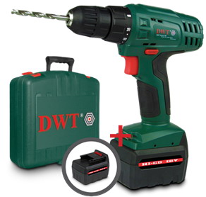 Дрель аккумуляторная DWT ABS-12TC-2BMC