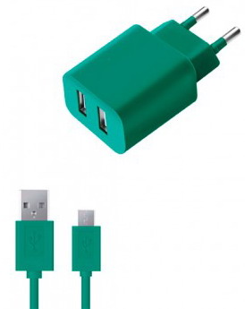 СЗУ DEPPA 2 USB 2.1A