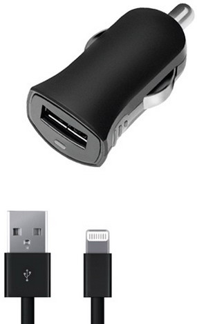 АЗУ DEPPA USB 1А + Data-кабель 8 pin для Apple