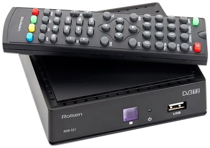 Ресивер цифровой ROLSEN RDB-521 DVB-T2