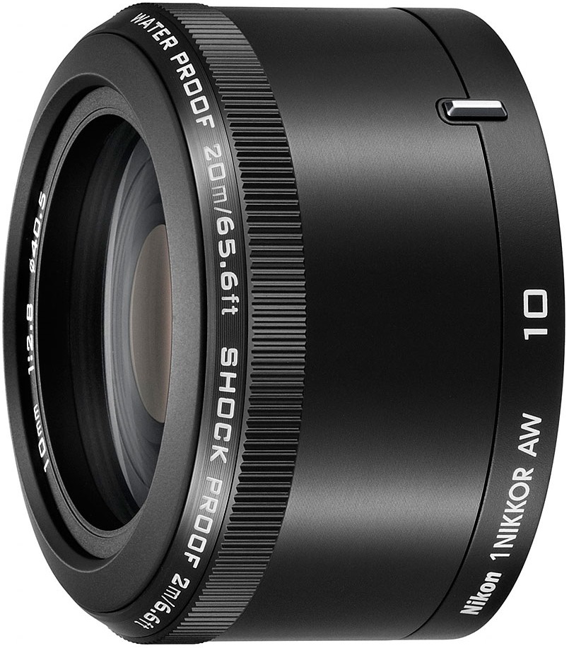 Фотообъектив NIKON 1 Nikkor AW 10mm f/2.8 BK
