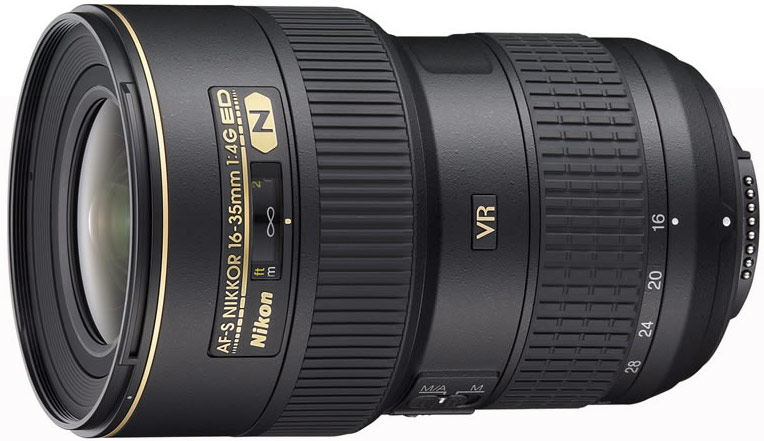 Фотообъектив NIKON AF-S Nikkor ED VR 16-35mm F4G