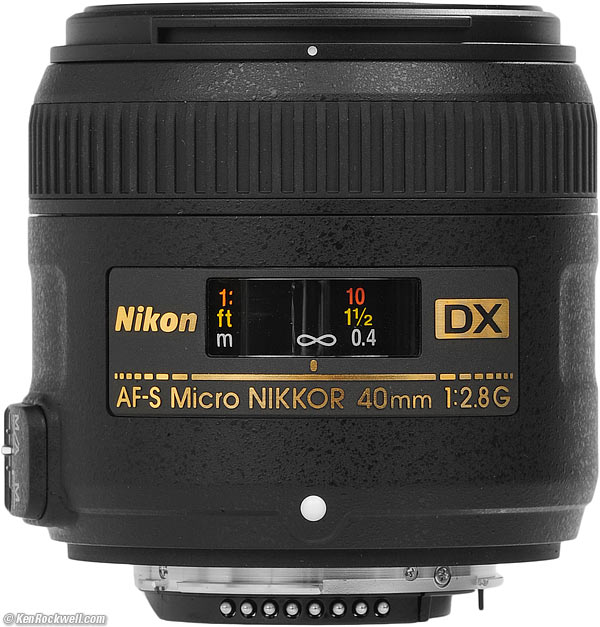 Фотообъектив NIKON AF-S DX Micro Nikkor 40mm F2.8G ED