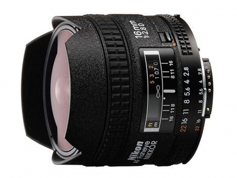 Фотообъектив NIKON AF Fisheye-Nikkor 16mm f/2.8D