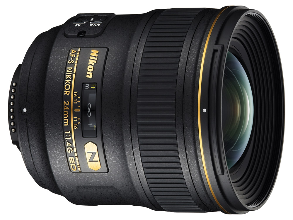 Фотообъектив NIKON AF-S Nikkor 24mm f/1.4G ED
