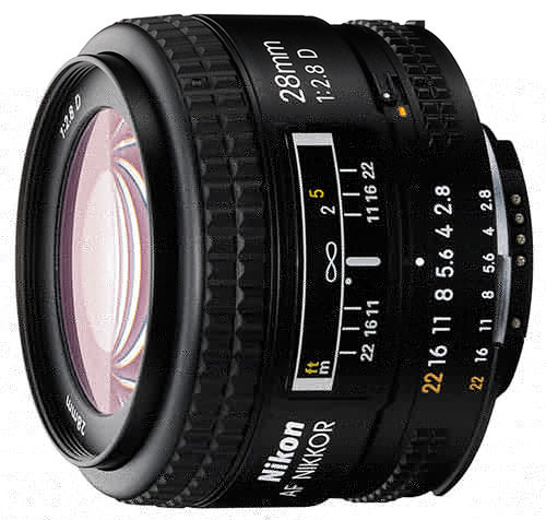 Фотообъектив NIKON AF Nikkor 28mm f/2.8D