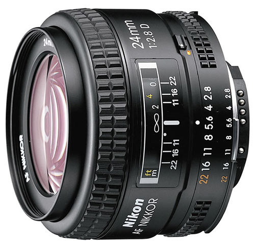 Фотообъектив NIKON AF Nikkor 24mm f/2.8D