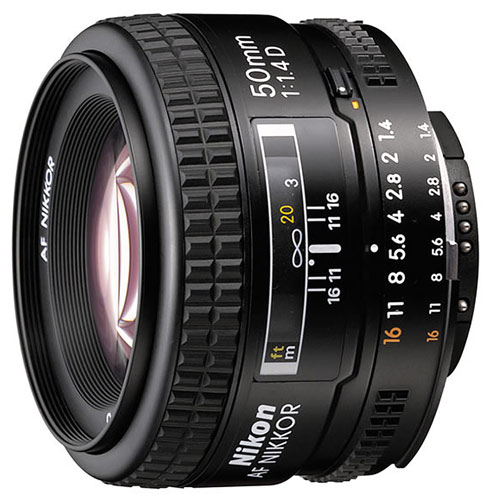 Фотообъектив NIKON AF Nikkor 50mm f/1.4D