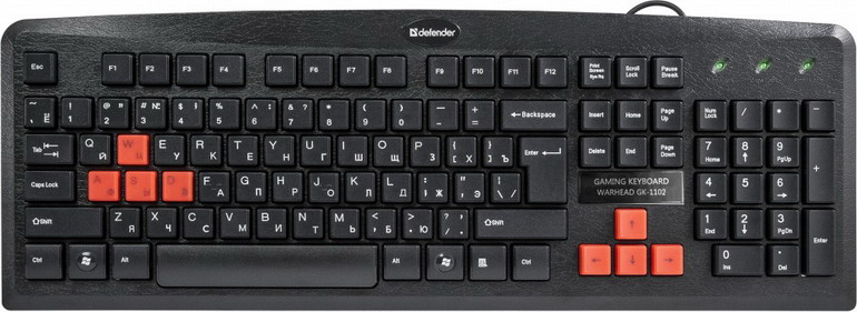 Клавиатура проводная DEFENDER GK-1102