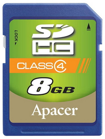 SD карта APACER 8 Gb