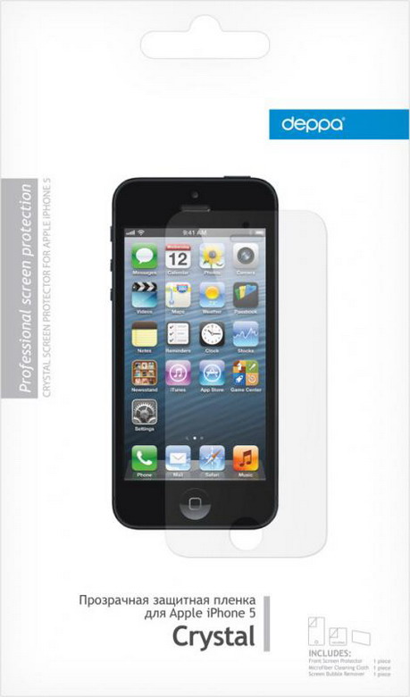 Пленка защитная DEPPA iPhone 5/5S
