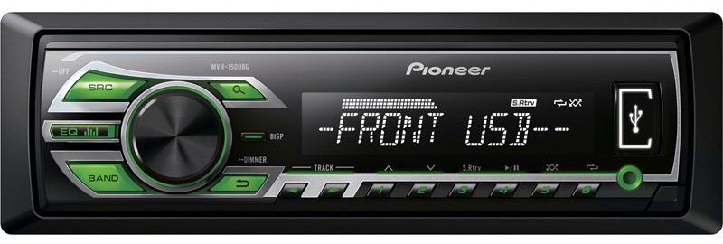 Автомагнитола USB PIONEER MVH-150UBG