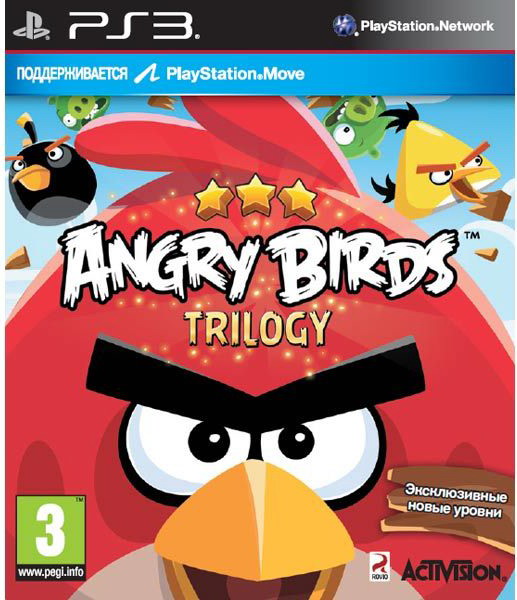 Игра  PS3 Angry Birds Trilogy (Move)