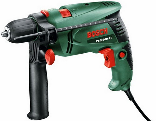Дрель ударная BOSCH PSB 600 RE