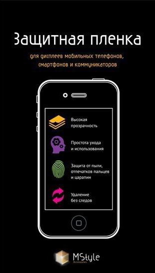 Пленка защитная MStyle Fly IQ4410 глянцевая