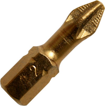 Бита  ПРАКТИКА  Эксперт Алмаз PH-2 x 25мм, 1шт. Tin (776-645)