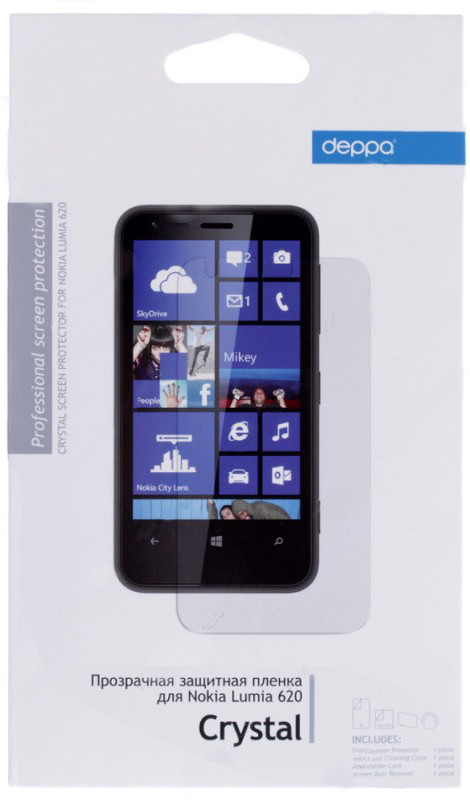 Пленка защитная DEPPA Nokia Lumia 620