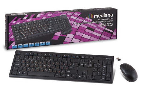 Клавиатура и мышь MEDIANA KM-326