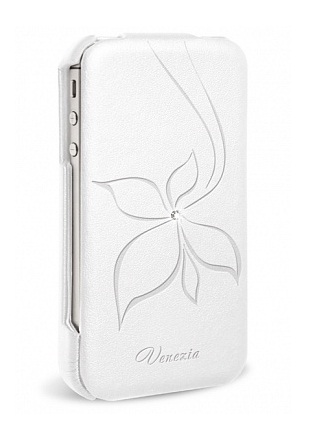 Чехол-книжка GRESSO iPhone 5 Венеция белый