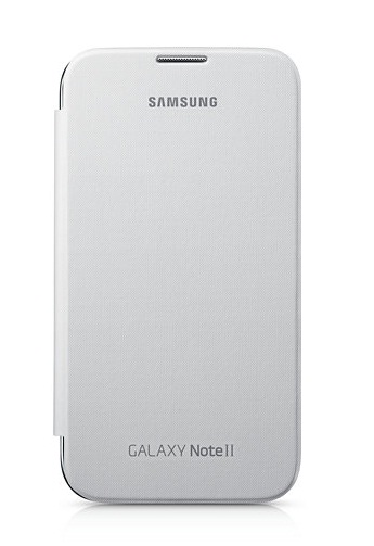 Чехол SAMSUNG N7100 Galaxy Note 2 с флипом белый