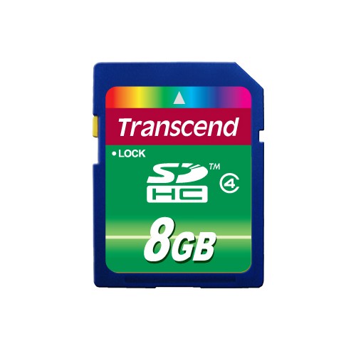 SD карта TRANSCEND 8 Gb class 4 SDHC