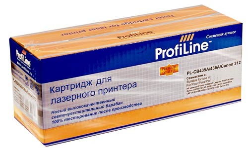 Картридж PROFILINE HP CB435/436A Black