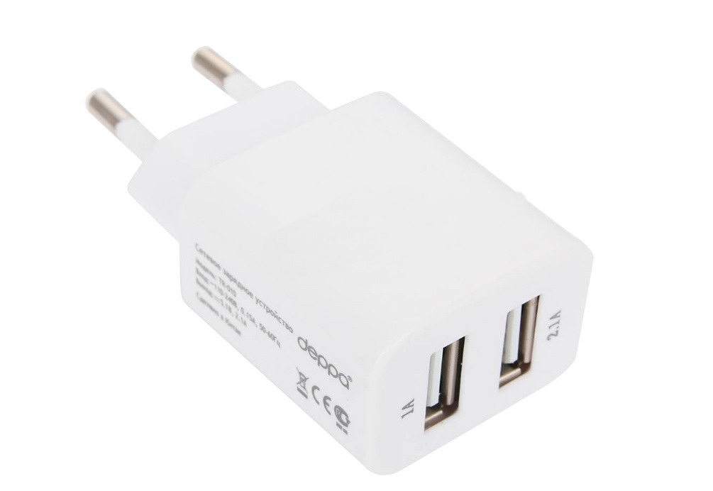 СЗУ DEPPA Ultra 2 USB 2.1A