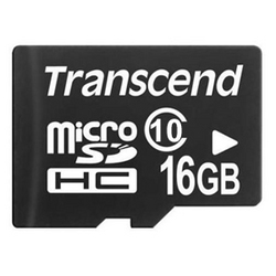 SD micro карта TRANSCEND 16 Gb HC class 10