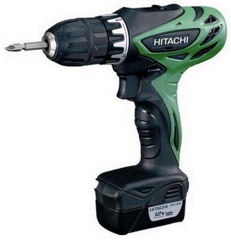 Дрель аккумуляторная HITACHI DS10DFL