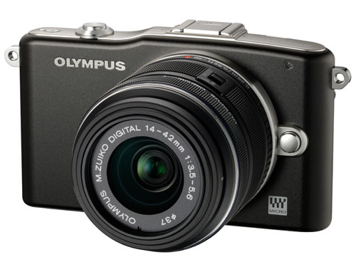 Фотоаппарат OLYMPUS E-PM1 Mini Kit 14-42мм черный