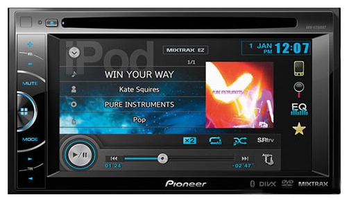 Автомагнитола PIONEER AVH-X2500BT DVD