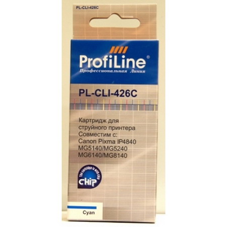 Картридж PROFILINE Canon CLI-426C с чипом