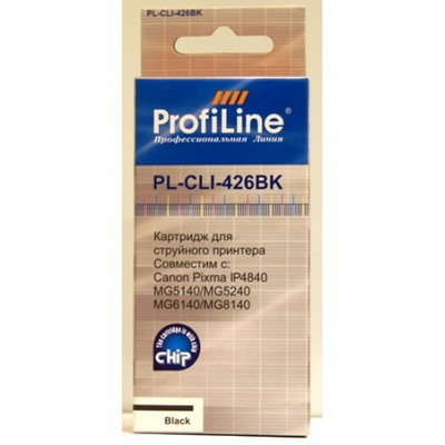 Картридж PROFILINE Canon CLI-426BK с чипом