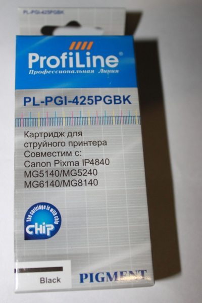 Картридж PROFILINE Canon PGI-425BK с чипом