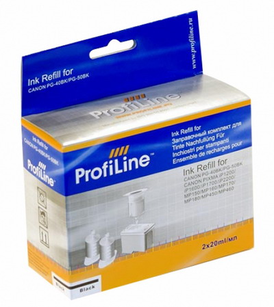 Картридж PROFILINE Canon PGI-5BK с чипом