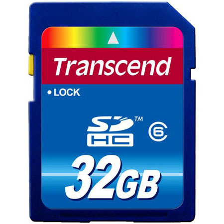 SD карта TRANSCEND 32 Gb class 6 SDHC