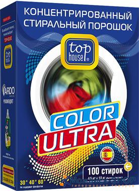 Стир.порошок  TOP HOUSE  COLOR Ultra концентр.1,8кг (104450)