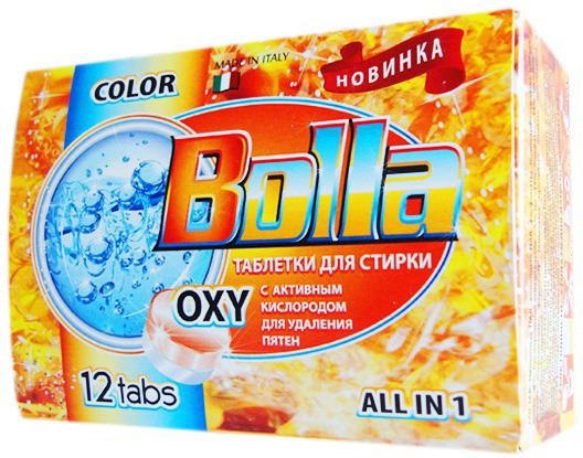 Таблетки BOLLA для цветного белья