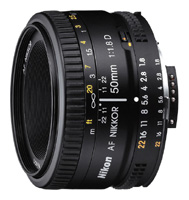 Фотообъектив NIKON AF Nikkor 50mm f/1.8D