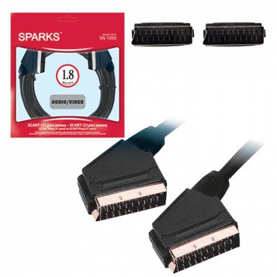 Кабель SPARKS SCART-SCART