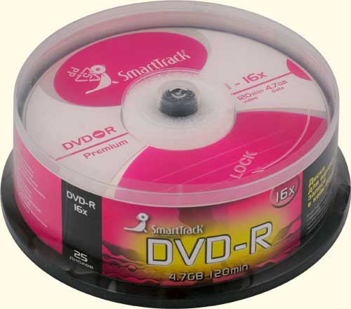DVD-R SMART 4,7Gb 16x