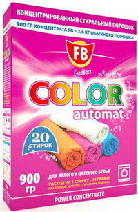 Стиральный порошок FEEDBACK Color